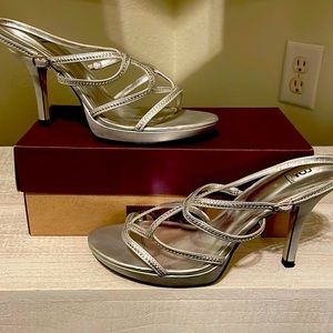 Silver heels